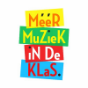 Gekleurd logo in lagen van Meer Muziek In De Klas